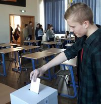 „Schon mal wählen üben“ – Juniorwahl 2017 am Gymnasium Wanne
